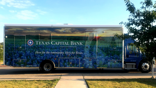 Texas Capital Mobile Center truck