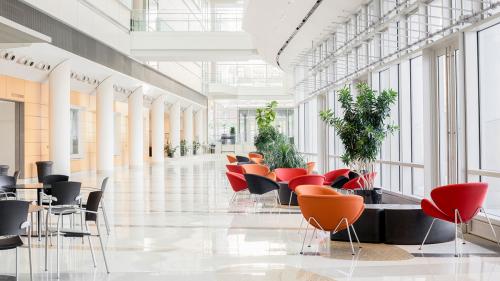 Commercial Real Estate office lobby