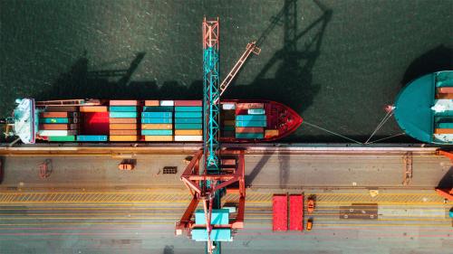 International Trade supply boat