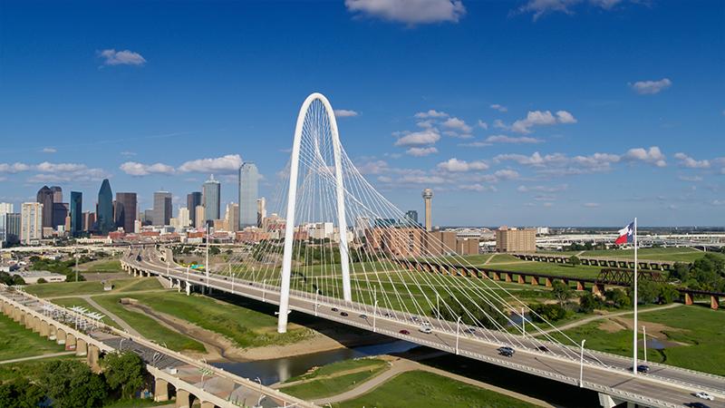 Margaret Hunt Hill bridge