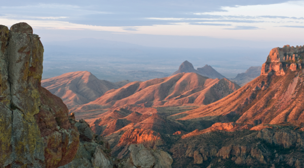 Northeast rim of Chisos Mountains at Big Bend National Park